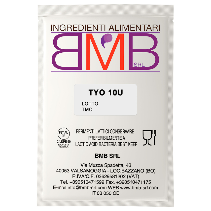 Мезо-термофильная закваска BMB TYO 10U (на 1000-2000 литров молока) Мезо-термофильная закваска BMB TYO 10U (на 1000-2000 литров молока)